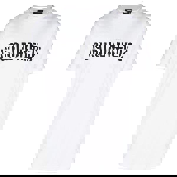 Dsquared Logo-print Slouch T-Shirt   in  White