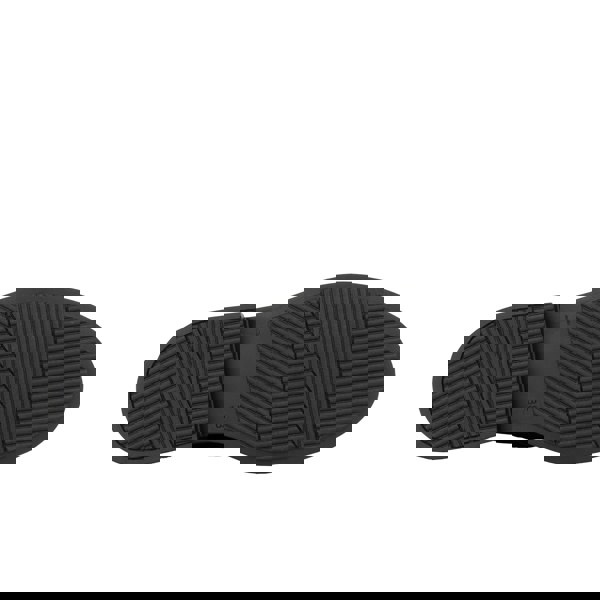 Embassy London Strapp - Black & Cow - Women’s leather ponyhair loafer with buckle