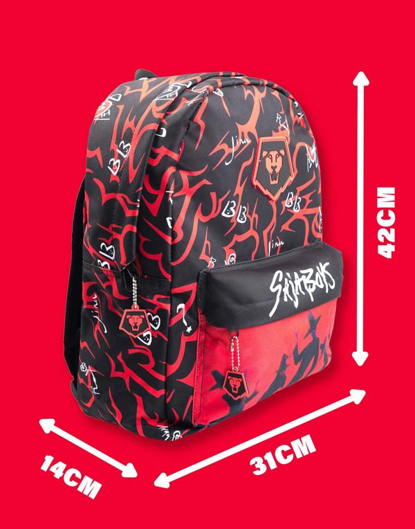 Vanilla Underground KPop Demon Hunters Boys Black Saja Boys Backpack (One Size)
