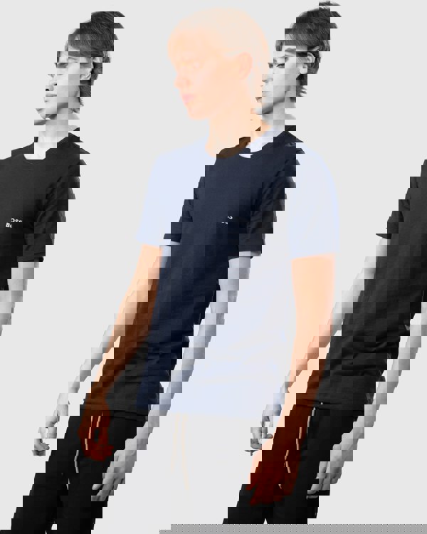 BOSS Orange 3 Pack Classic Regular Fit Crew Neck Mens T-Shirts NOS - White/Navy/Black 984