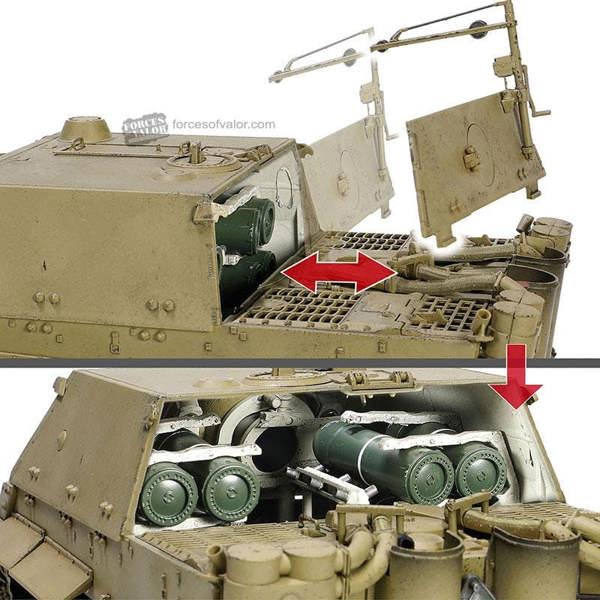MCSlots Sturmtiger 606/4 38CM RW61 L/3.5 Prototype 1:32 Scale Forces of Valor 802001A