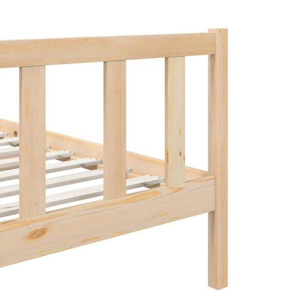 Berkfield Bed Frame 90x190 cm Single Solid Wood