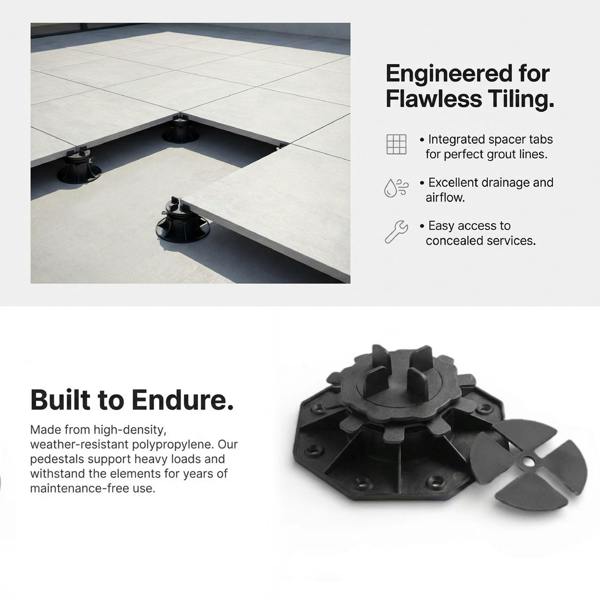 Nicoman Adjustable Pedestal Support for Paving
