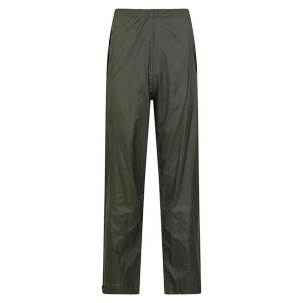 Mountain Warehouse Mens Pakka Waterproof Over Trousers - Khaki Green - 