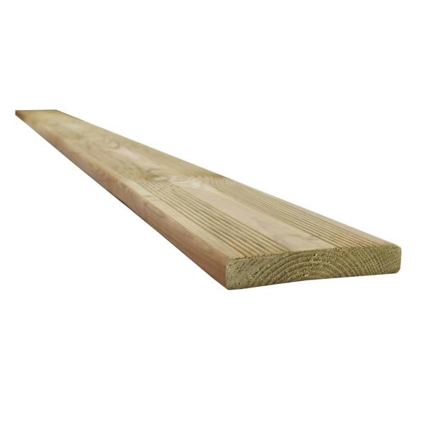 Snowdon Timber Treated Decking Board (T) 21mm (W) 120mm (L) 2.4m