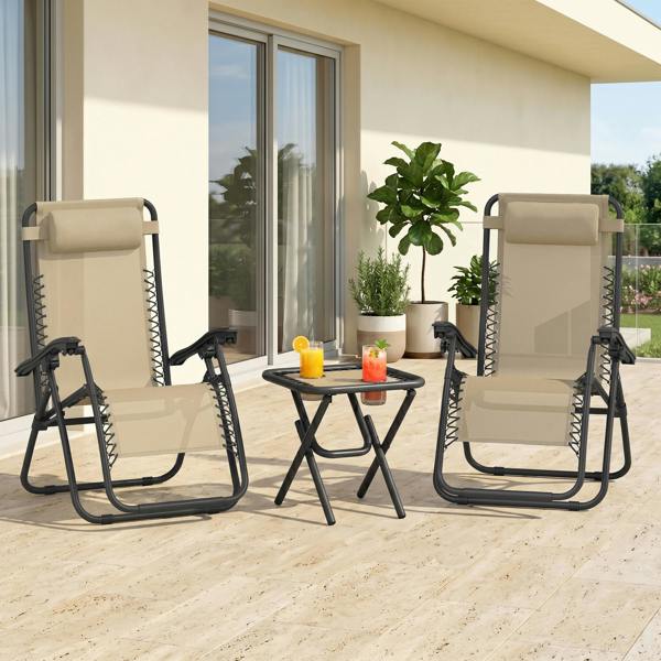 Outdoor Lounge Chair Set