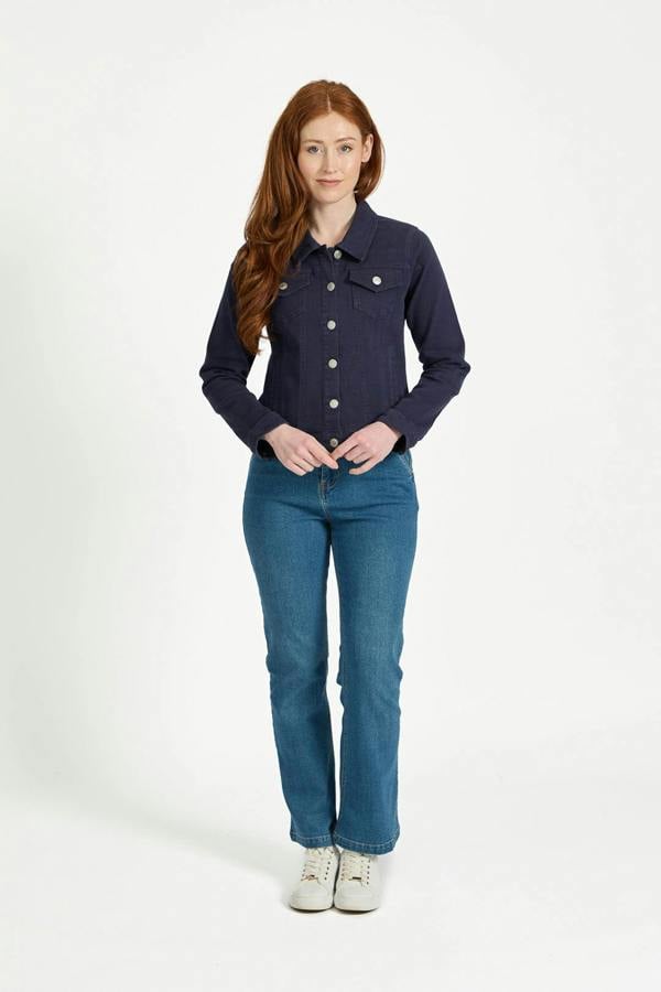 Mudflower Coloured Denim Jacket