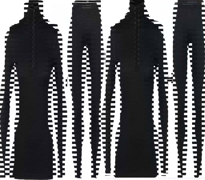 Icebreaker Women's Merino 200 Oasis Half Zip Base Layer COMBO