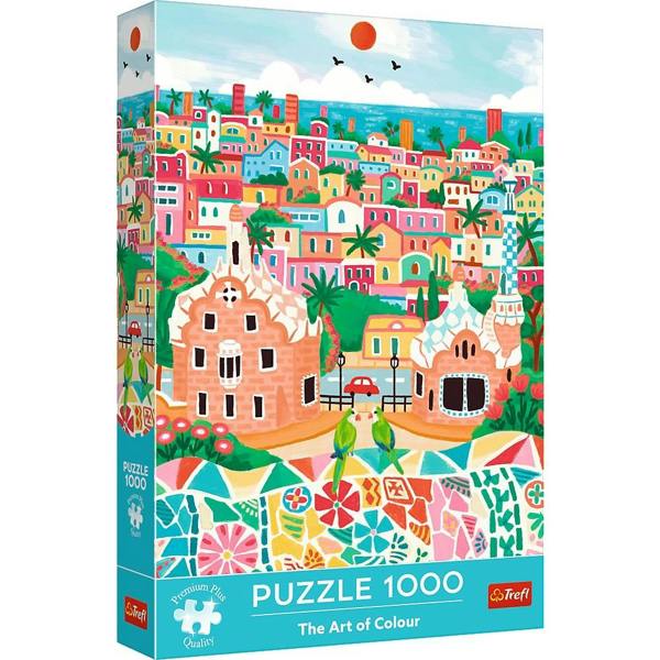 Trefl The Art Of Colour: Barcelona, Spain 1000 Piece Puzzle