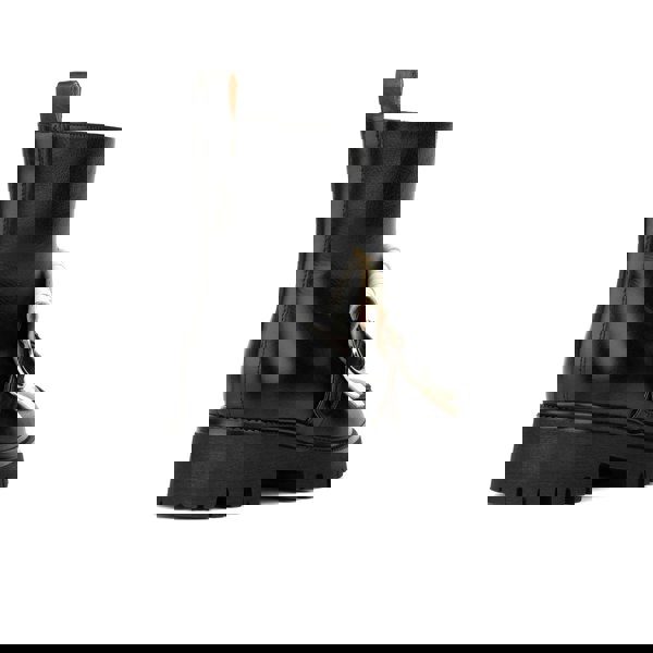 Embassy London Dominus - Black & White - Fringed Monk Strap Ankle Boot