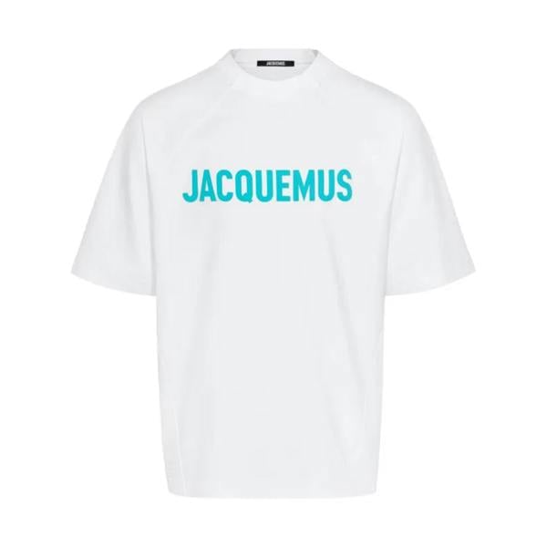 Jacquemus Le t-shirt Typo T-Shirt   in  White