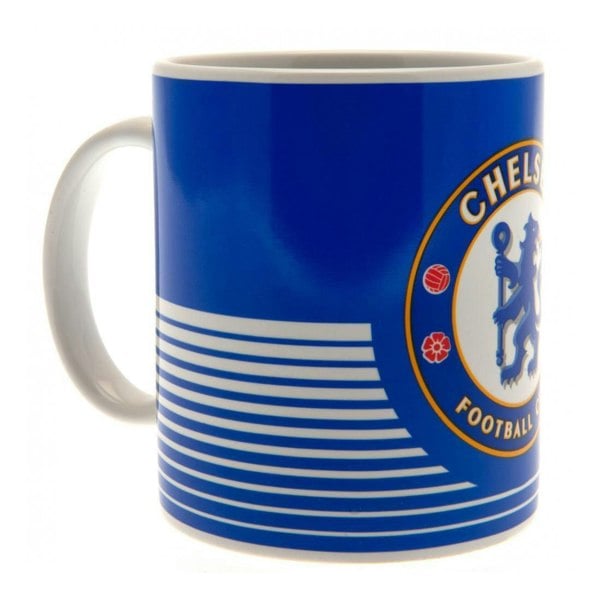 Chelsea FC Lines Mug - Blue/White