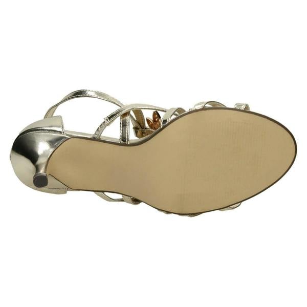 Anne Michelle Ladies Anne Michelle Mid Heel Strappy Sandals