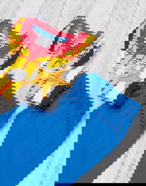 Disney Boys Blue Woody Short Sleeve Short Leg Pyjama Set