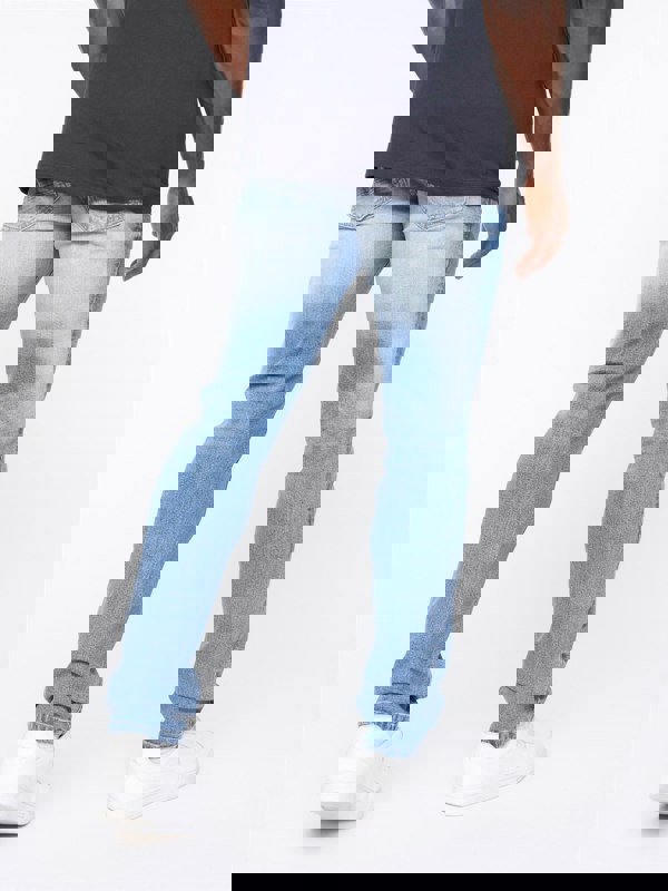 Crosshatch Barbeck Slim Fit Denim Jeans Light Wash