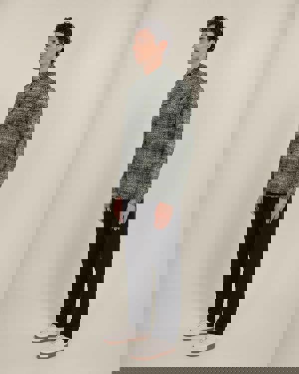 Larsson & Co Dragor - Shadow Check Jersey Casual Overshirt