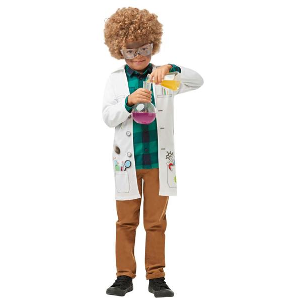 Bristol Novelty Childrens/Kids Mad Scientist Costume - White - 