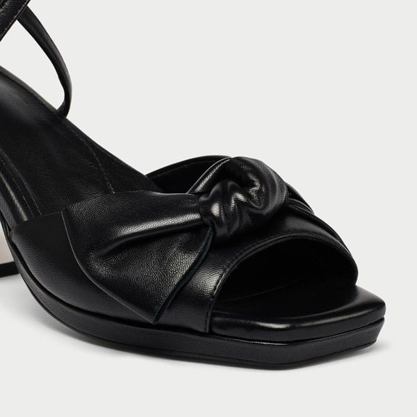 Calla Lydia Shoes - Black Leather