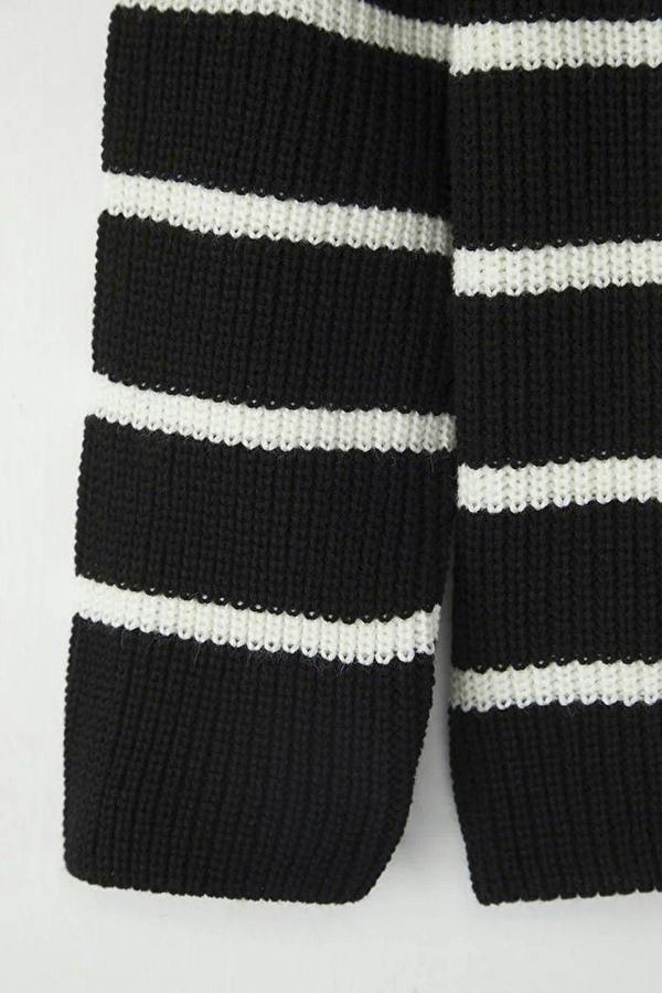WOVCOR Crew Neck Striped Men's Sweater