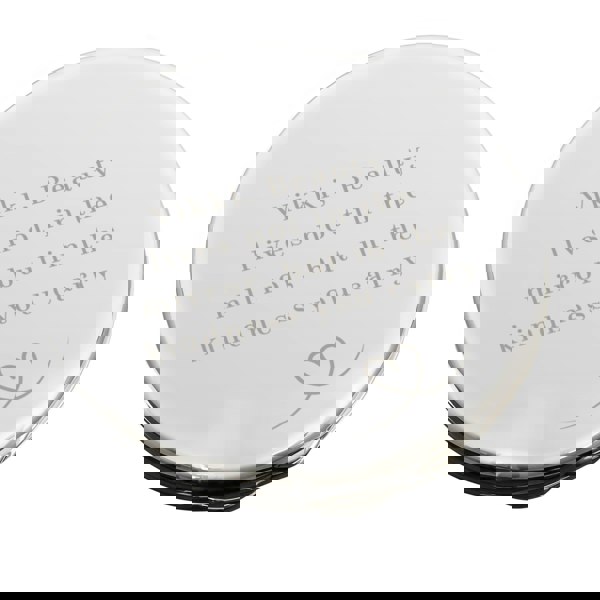 Personalised Memento Company Personalised Heart Round Compact Mirror