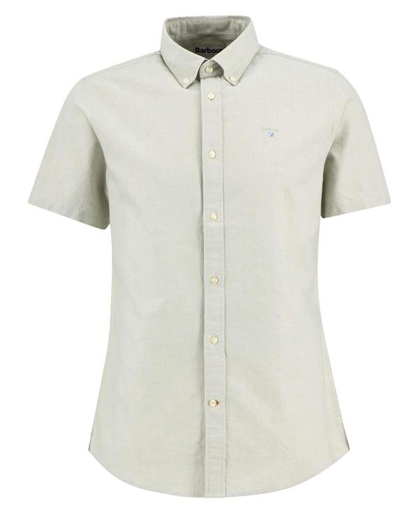Barbour Oxtown S/S Tailored Shirt - Sea Green
