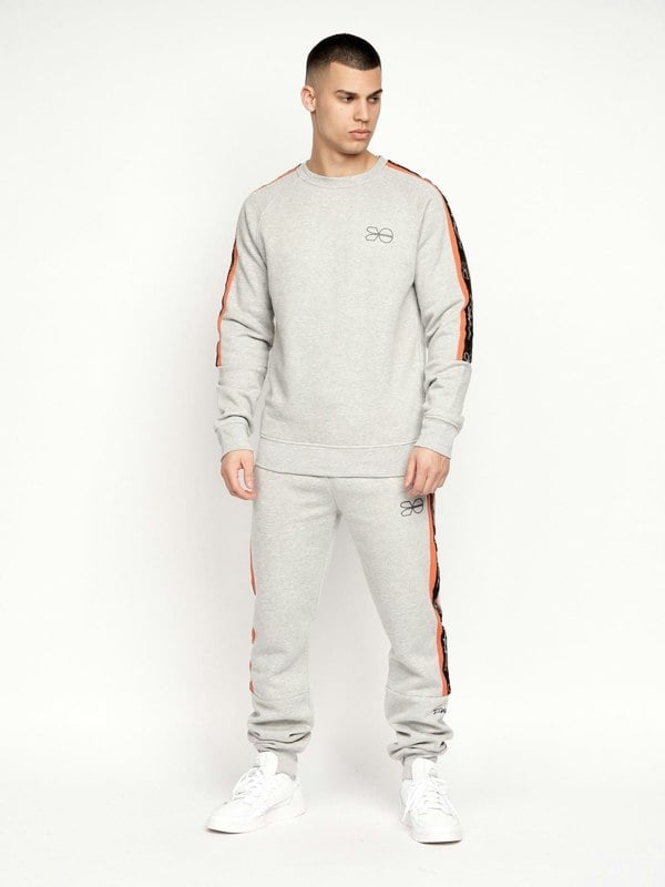 Crosshatch Grassmeere Crew Sweat Grey Marl
