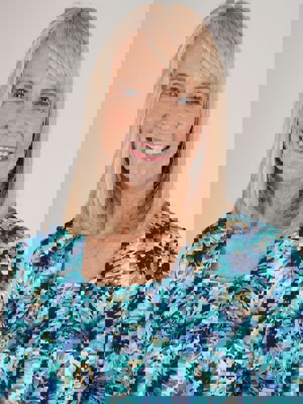 TIGI-Wear Splash Leaf All-over Print Dress