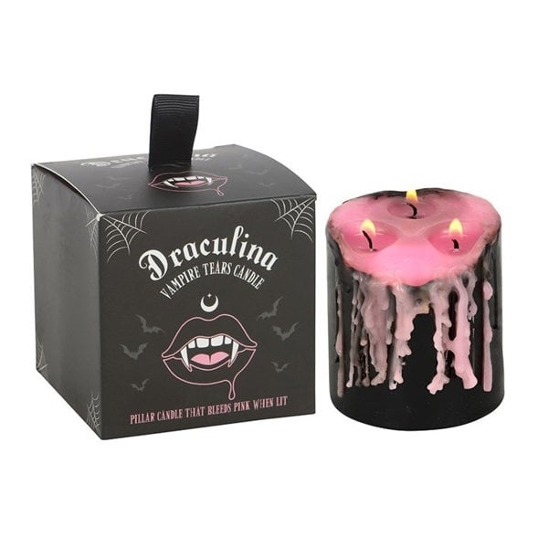 Serano Small Pink Vampire Tears Pillar Candle
