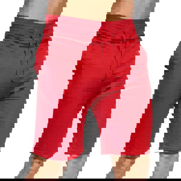 Crosshatch Mens Bengston Shorts - Red - 