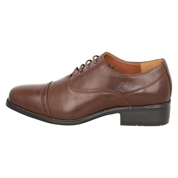 Spot On Boys Low Heel Lace Up Smart Shoes N1158