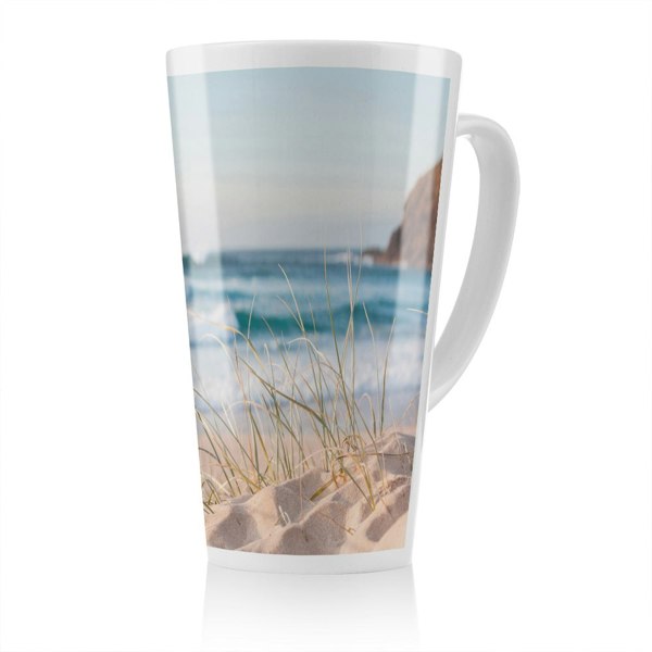 Benjamin Tate Design Dune pacific ocean Designer Latte Mug
