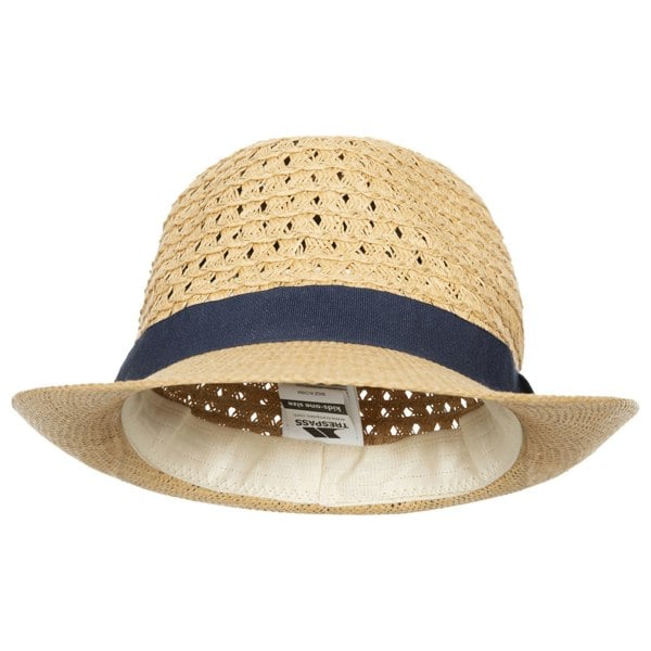 Trespass Childrens/Kids Trilby Straw Hat - Natural