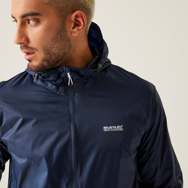 Regatta Men's Pack It III Waterproof Pack Away Jacket - Navy