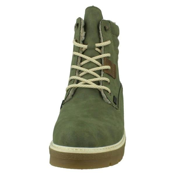 Rieker Ladies Rieker-Tex Faux Fur Lined Ankle Boots Y8120