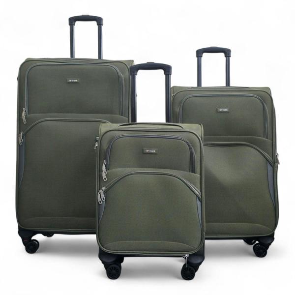 Infinity Luggage Expandable Soft 8 Wheel Lightweight Suitcase Luggage Travel Bags Set