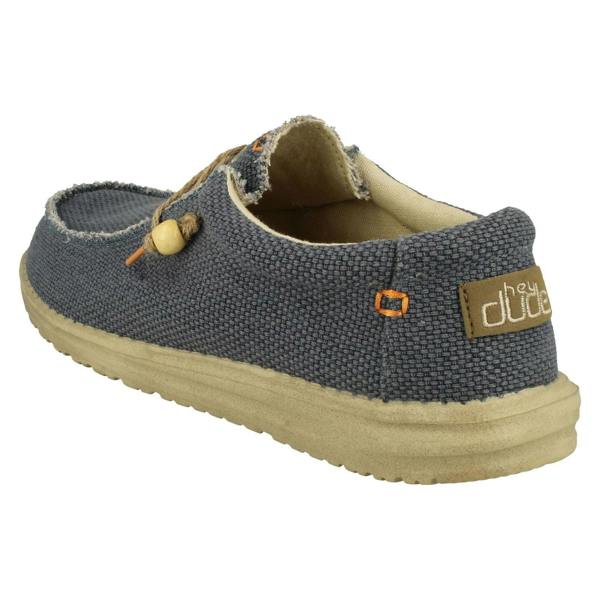 HEYDUDE Mens Hey Dude Lace Up Casual Shoes Wally Braided