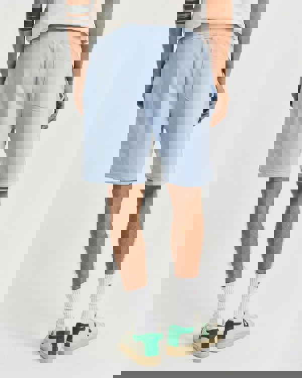 GANT Regular Fit Shield Logo Sweat Shorts - 457 Fresh Blue