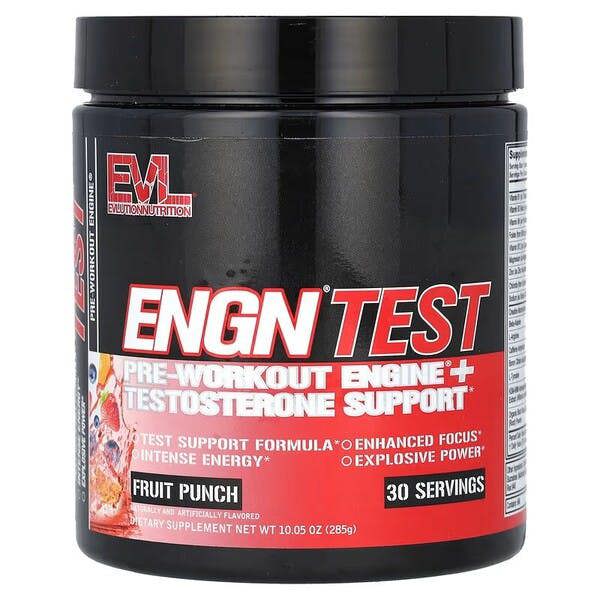 EVLution Nutrition ENGN Test, Fruit Punch - 285g