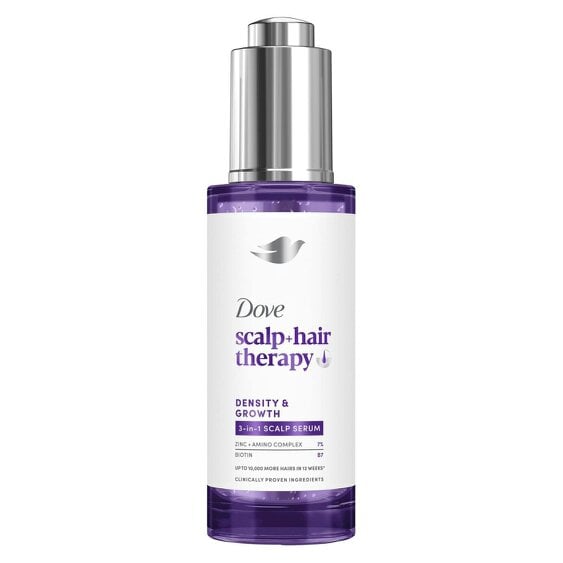 Dove Scalp+ Hair Therapy 3in1 Serum - Density & Growth, Biotin & Zinc 12x45ml
