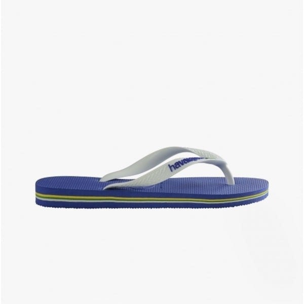 Havaianas HAV BRASIL LOGO Mens Flip Flops Marine Blue
