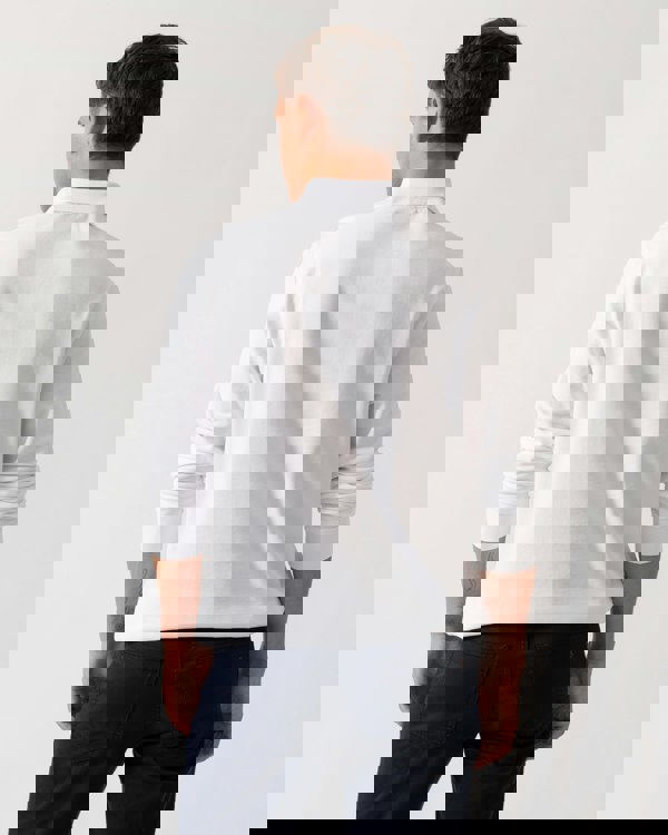 Belstaff Long Sleeved Mens Essentials Polo - White