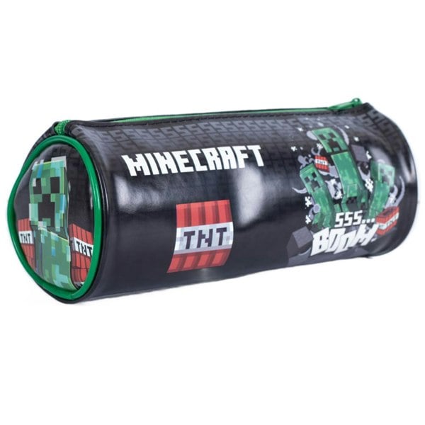 Minecraft Barrel Pencil Case - Multicoloured