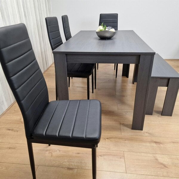Kosy Koala Dining Table Set with 4 Chairs and a Bench Dining Room and Kitchen table set of 4