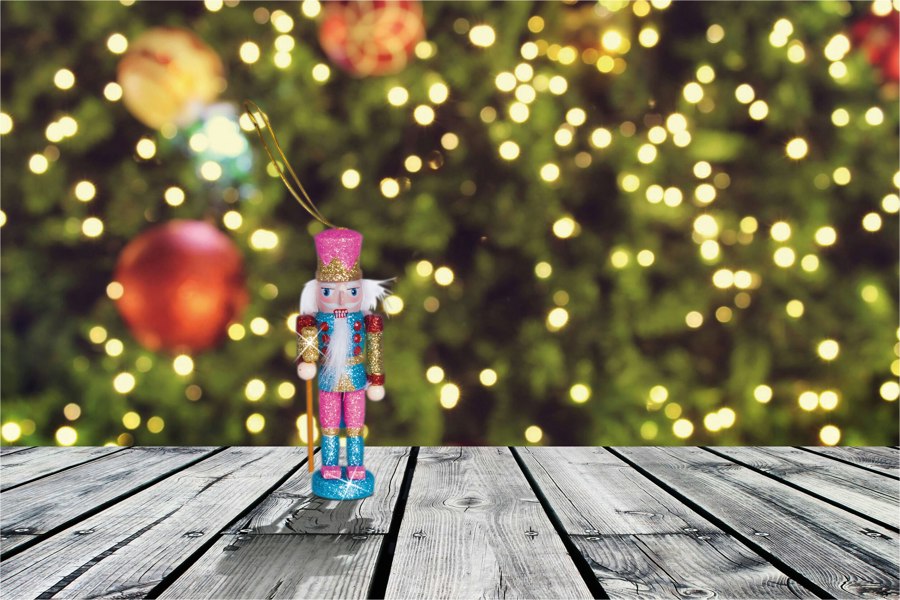St Helens Nutcracker - Pink, Blue & Red
