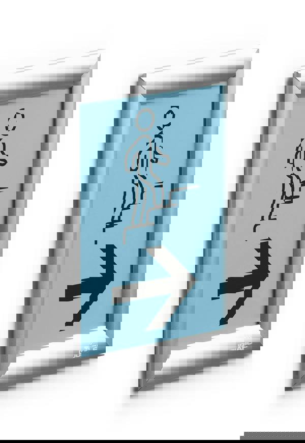 Durable Aluminium Snap Frame Retail Clip Poster Holder Notice Board | A5 Silver