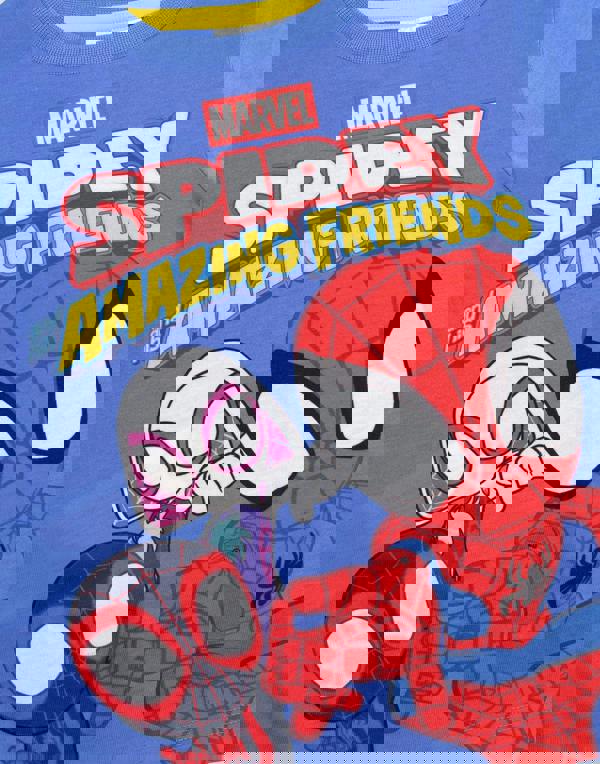 Spidey and His Amazing Friends Boys Multicoloured Character Multi-Pack of 2 Long Sleeve Long Leg Pyjama Set