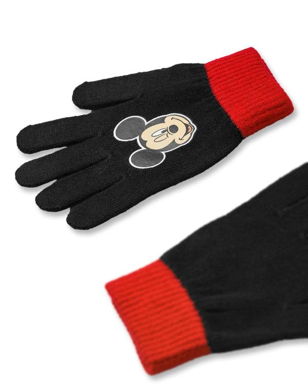 Disney Boys Multicoloured Mickey Mouse Beanie and Gloves Set (One Size)