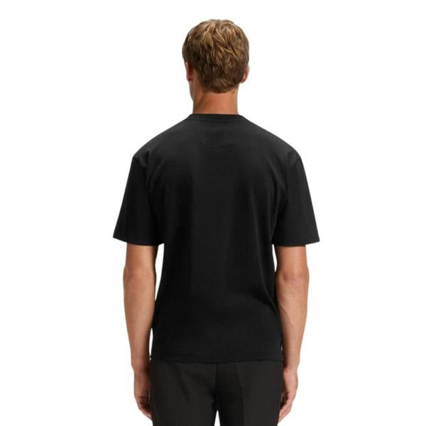 Boss Unisex Adult Monogram Cotton Logo T-Shirt - Black - 