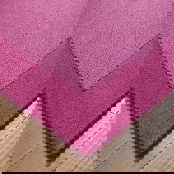 Colours Bordered Rug – Handmade Wool Rug