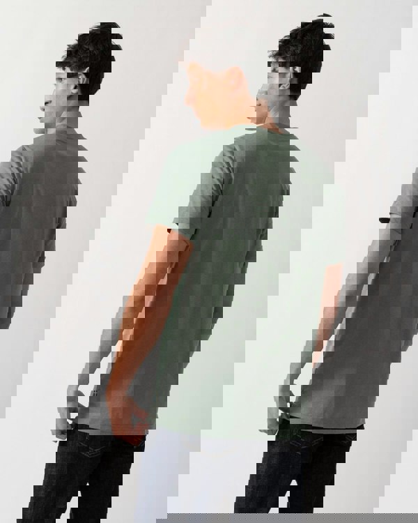 Fjallraven 1960 Logo Mens T-Shirt - Patina Green 614 - CHO - Designer Mens Logo T-Shirts